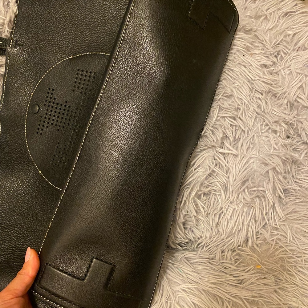 Tory Burch Perforated logo tote